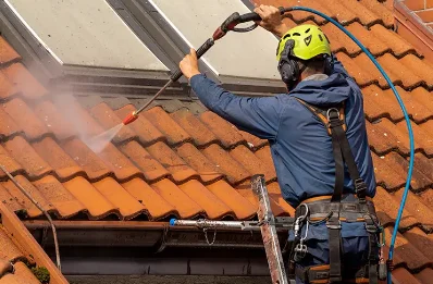 Démoussage et hydrofuge de toiture à Angecourt